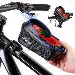 Faireach Borsa Bici Telaio Sgancio Rapido, Borsa Manubrio Bici Staccabile con 2L Grande Capacità, Porta Telefono Bici Portabilità, Borsello Bici Touchscreen per Smartphone Fino a 6,8'' : Amazon.it: Sport e tempo libero
