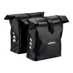 Wiltec Doppia borsa per portapacchi posteriore bici 48 l, borsa posteriore bici 30 x 14 x 57 cm, borse per bicicletta resistenti all'acqua | Leroy Merlin