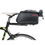 Borsa posteriore bici per portapacchi con bande riflettenti