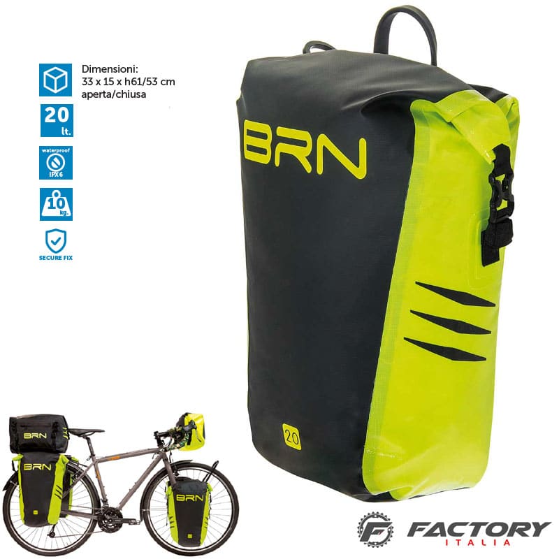 borse-cicloturismo-618ffp-1.jpg Borsa bici da viaggio BRN Himalaya 10 litri gialla fluo Factoryitalia.com - immagine 1