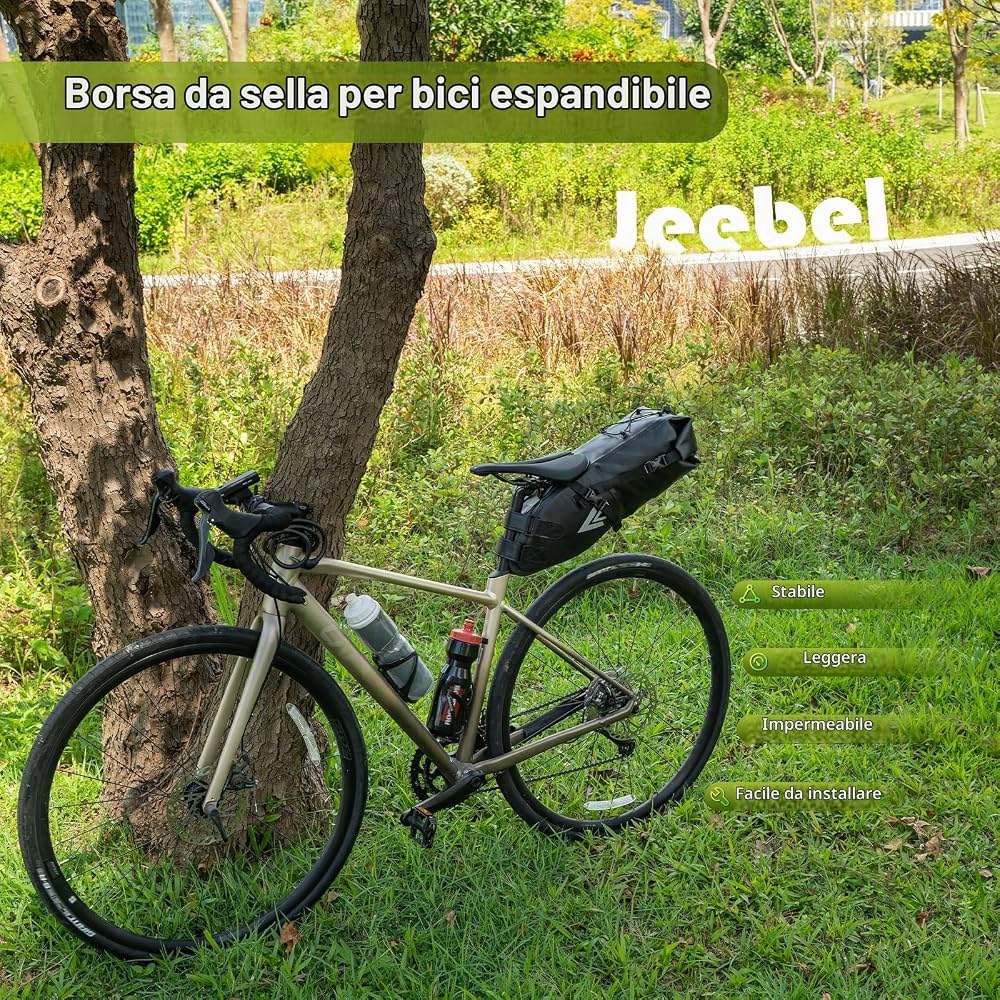 borse-per-bici-da-corsa-353lfl-1.jpg Jeebel Borsa da Sella Bici, Borse da Bicicletta Posteriori Laterali Borsa da Sottosella Impermeabile 10L Portaoggetti da Sella Leggero Per Ciclismo Bici Corsa MTB Mountain bike, Nero : Amazon.it: Sport e tempo - immagine 1