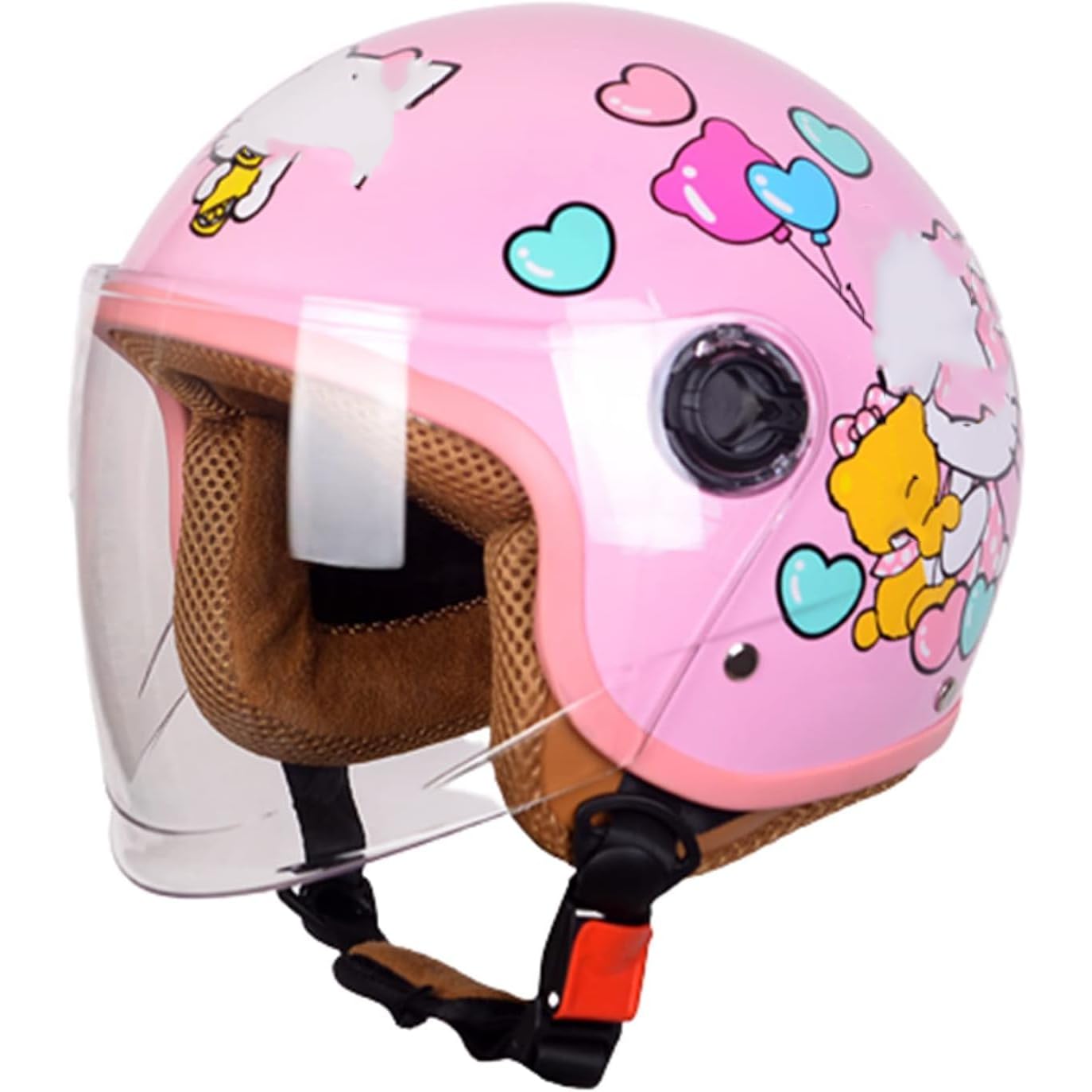 casco-bambina-121olh-1.jpg Casco Moto Bambino | Casco Scooter per Bambini e Bambine con Visiera Antigraffio : Amazon.it: Auto e Moto - immagine 1