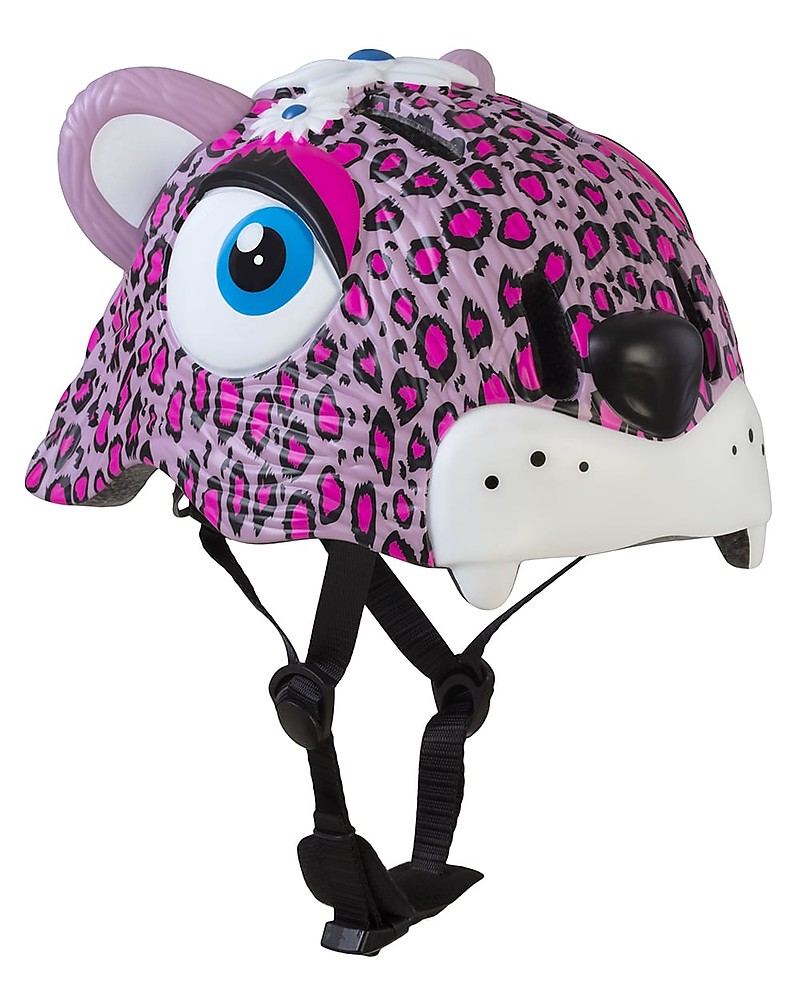 casco-bambina-744dav-1.jpg Crazy Safety Casco Bicicletta Bambina, Leopardo Rosa Colorato, Leggero e Indistruttibile! bambina - immagine 1