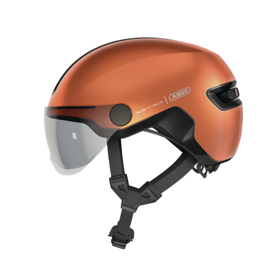 casco-bici-con-visiera-043ajb-1.jpg Abus Casco adulto bici città design con visiera bici HUD Y ACE - immagine 1