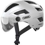 Casco Bici Abus HYBAN 2.0 Ace Con Visiera E Led Polar Bianco Vendita Online Outletmoto.eu