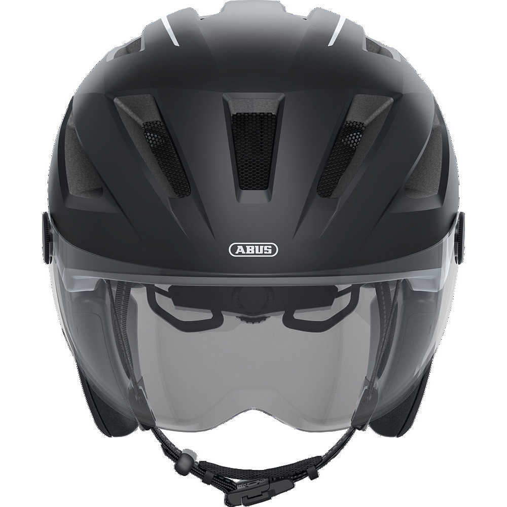 casco-bici-con-visiera-512muo-1.jpg Casco Bici Abus Urban Pedelec 2.0 Ace Con visiera e led Nero Velvet Vendita Online Outletmoto.eu - immagine 1