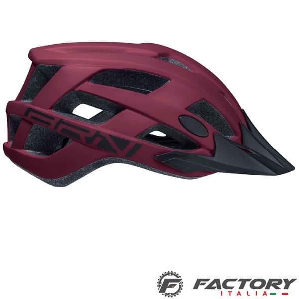 casco-bici-gravel-763xmm-1.jpg Casco Bici Gravel MTB BRN Wood Taglia L bordeaux - immagine 1