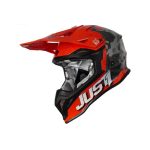 Casco da motocross/enduro mod Kinetic gloss con visiera integrata art:J39 KINETIC GLOSS JUST1