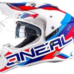 Casco Moto Integrale Cross Enduro Con Visiera Oneal Sierra Circuit Bianco Vendita Online Outletmoto.eu