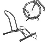 SPORTNOW Cavalletto Portabici 59x41x38 cm in Acciaio Nero