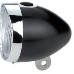fanale fanalino anteriore batteria pila nero manubrio bici ciclo bicicletta retro classico vintage