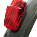 Fanale Bici Posteriore a Batteria LED Rosso al Parafango