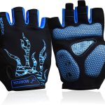 Nesirooh Guanti Bici MTB Uomo e Donna, Guanti Ciclismo Estivi Gel Mezze Dita per Bicicletta Palestra Arrampicata Montagna Corsa Sport(blu, XL) : Amazon.it: Moda