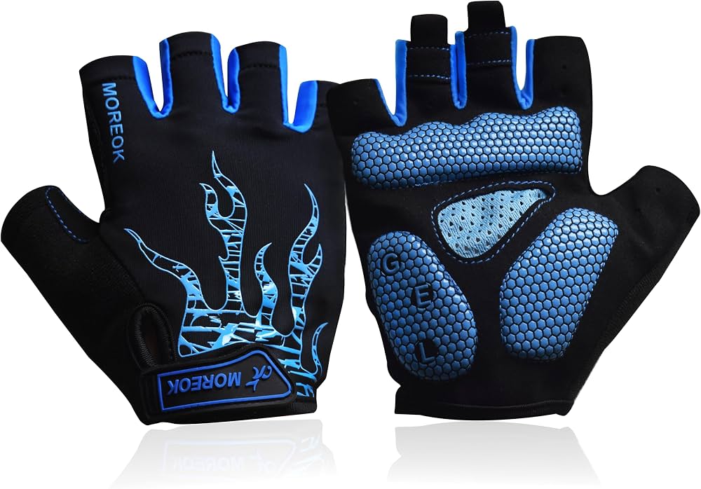 guanti-bici-da-corsa-018inj-1.jpg Nesirooh Guanti Bici MTB Uomo e Donna, Guanti Ciclismo Estivi Gel Mezze Dita per Bicicletta Palestra Arrampicata Montagna Corsa Sport(blu, XL) : Amazon.it: Moda - immagine 1