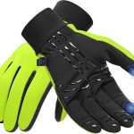 INBIKE Guanti Invernali Uomo Guanti Bici Invernali Guanti Termici Uomo e Donna Touchscreen Antivento Guanti da Corsa per Trekking Ciclismo MTB Sci Verde,M : Amazon.it: Moda