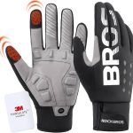 ROCKBROS Guanti Termici Invernali da Uomo e Donna, Guanti Bici Touch Screen per Corsa, Ciclismo, Arrampicata, Escursionismo, Sciare, Attività All'aperto : Amazon.it: Moda