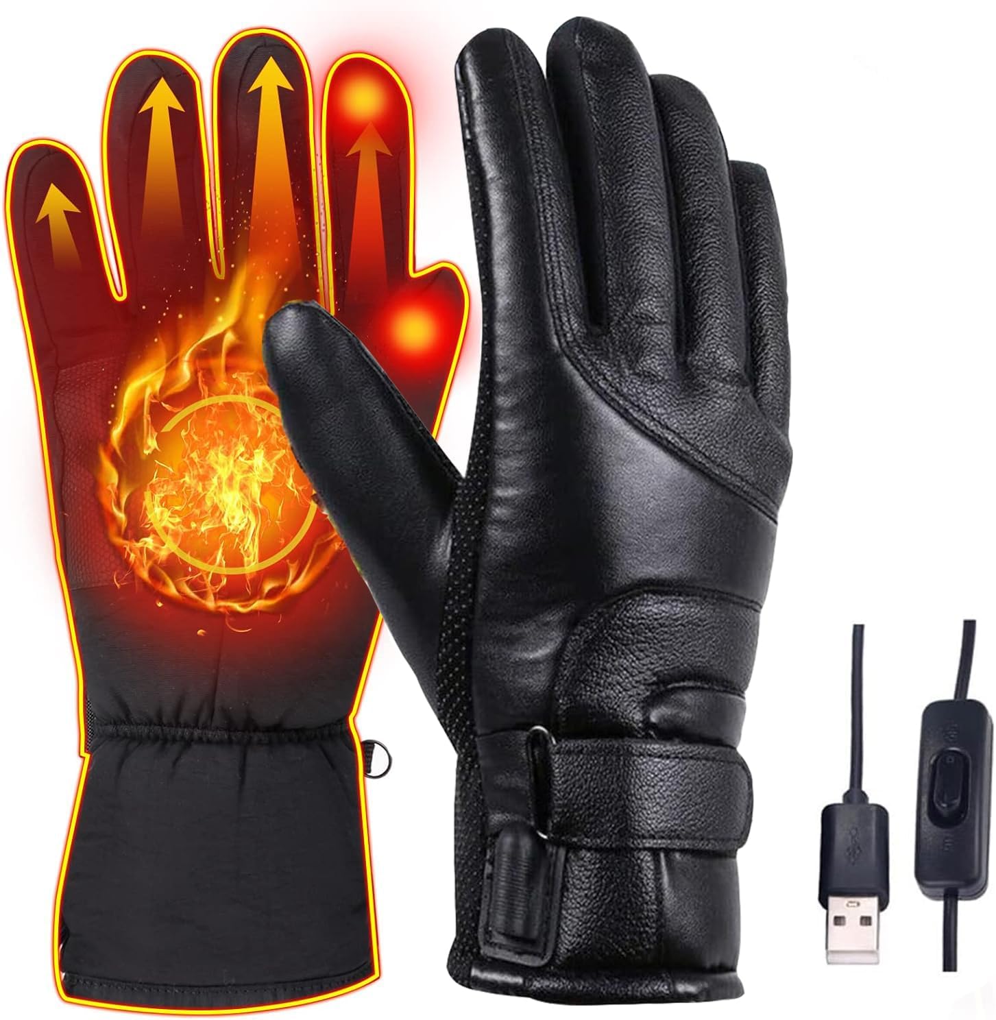guanti-riscaldati-bici-380gqw-1.jpg Guanti Riscaldati USB Impermeabili, Touchscreen, Per Sci, Moto, Bicicletta, Inverno | Leroy Merlin - immagine 1