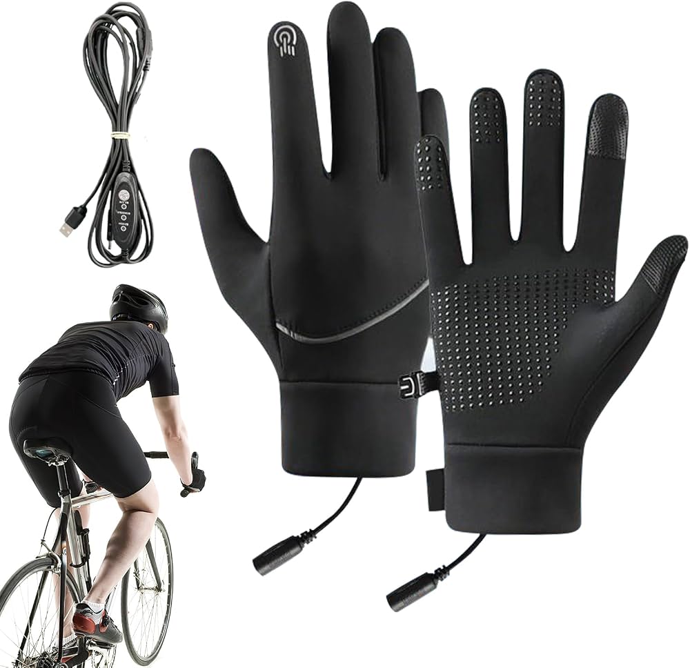 guanti-riscaldati-bici-645kxx-1.jpg Dreuhuing Guanti Riscaldati Uomo,Guanti Ciclismo Riscaldamento USB Antivento | Riscaldamani Temperatura Regolabile per Sport Trekking Snowboard Sci Campeggio Bici Equitazione : Amazon.it: Moda - immagine 1
