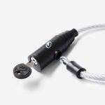 Lucchetto Antifurto bici 100 con chiave grigio
