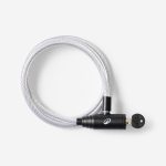 Lucchetto Antifurto bici 100 con chiave grigio