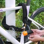 VEVOR Lucchetto a Catena per Bicicletta, Lucchetto a Catena per Bicicletta di Sicurezza Lunghezza 1000 mm, Lucchetto Antifurto Sicurezza in Acciaio per Bici, Motociclette, Scooter, Porte, Recinzioni | VEVOR IT