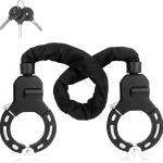 Lucchetto per , lucchetto per scooter, lucchetto per bici elettrica con 3 chiavi, accessori antifurto per monopattini e bici ele