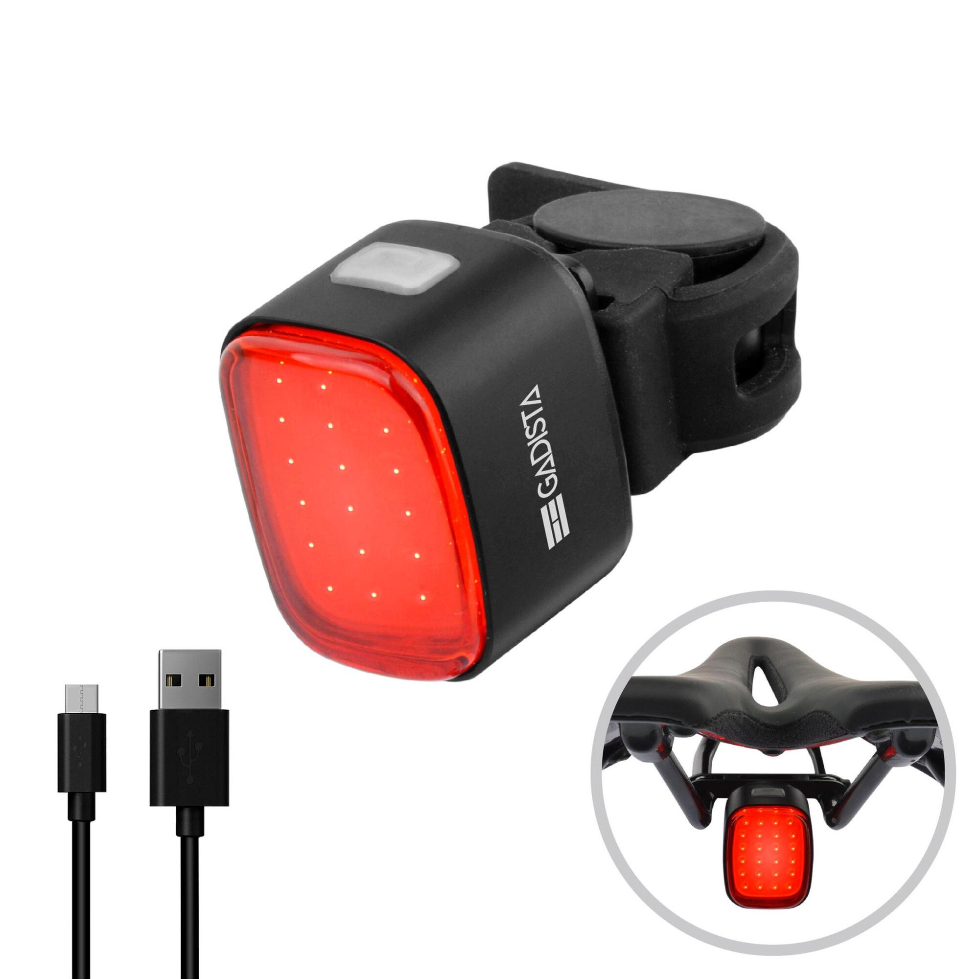 luce-posteriore-bici-potente-103coq-1.jpg Luce posteriore per bici potente, Ricaricabile 50 lumen, IP65, 10h di autonomia - immagine 1