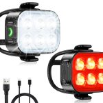 Glangeh Luci Bicicletta LED [Ultra Sottile] USB Ricaricabile & 4+6 Modalità | Impermeabile IP65 Set Luce Bici Anteriore e Posteriore, Facile Installazione & Portatile per Ciclismo Notturno e Campeggio : Amazon.it: Sport