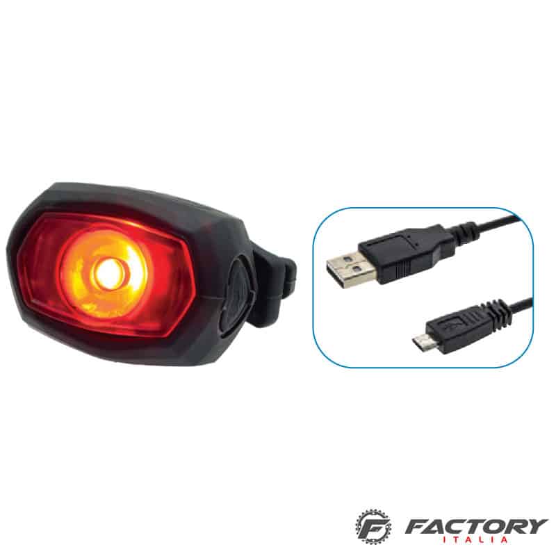 luci-per-bici-ricaricabili-269rdm-1.jpg Luce bici posteriore rossa ricarica USB - immagine 1