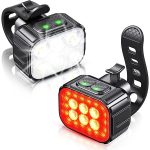 Set luci per bicicletta ricaricabili tramite USB
