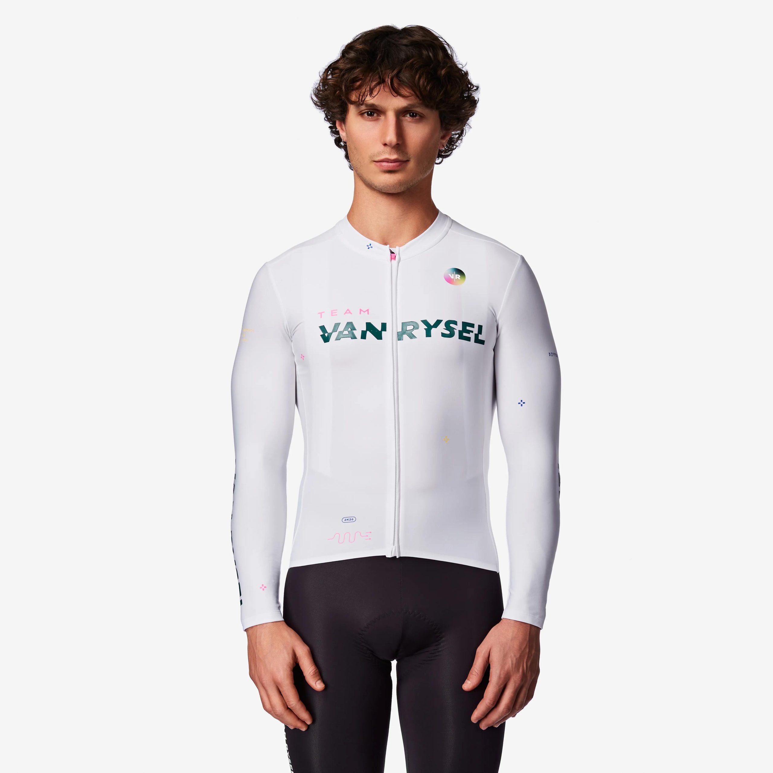maglia-maniche-lunghe-ciclismo-961bzp-1.jpg Maglia manica lunga ciclismo adulto unisex RCR R 2 bianca | Decathlon - immagine 1