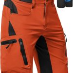 Cycorld Pantaloni MTB Uomo – Pantaloni da Ciclismo con Fondello 4D, Arancione Rosso, S : Amazon.it: Moda