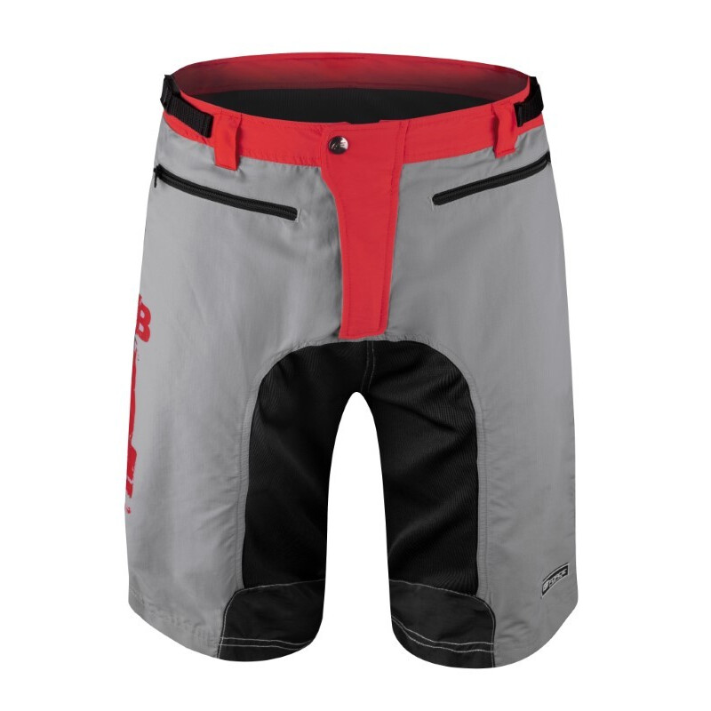 pantaloncini-mtb-enduro-160jsy-1.jpg Pantaloncini MTB FORCE 11 W con fondello in gel grigio - immagine 1