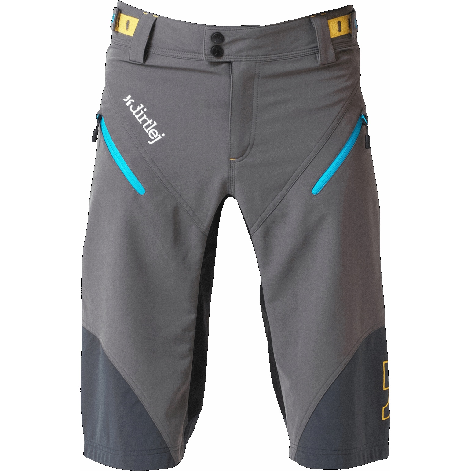 pantaloncini-mtb-enduro-723sus-1.jpg Dirtlej Pantaloncini MTB Uomo Trailscout Half & Half grigio/turchese | BIKE24 - immagine 1