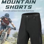 Pantaloncini da ciclismo stile boyfriend da uomo, pantaloncini da mountain bike, per sport all'aperto, trekking, ciclismo downhill, abbigliamento fitness nero | SHEIN ITALIA