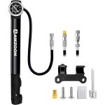 Mini Pompa per Bicicletta con Manometro, 120 PSI | Doppio pistone per gonfiaggio ad alta pressione rapido e facile, compatta e portatile, valvole Schrader, Presta e Dunlop : Amazon.it: Sport e tempo libero