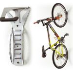 PORTABICI A MURO ZINC. C/BLOCC.RUOTA Gist,