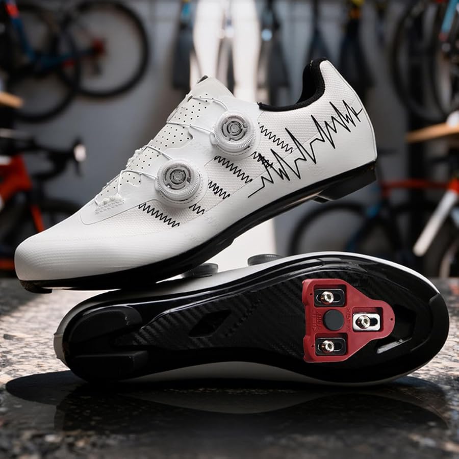 scarpe-ciclismo-donna-188cwn-1.jpg PENXZT Scarpe Ciclismo Strada Uomo Donna, Scarpe Bici da Corsa Compatibili con Peloton &Look Arc Delta Scarpa da Bicicletta Traspiranti,Bianca,37 EU : Amazon.it: Moda - immagine 1