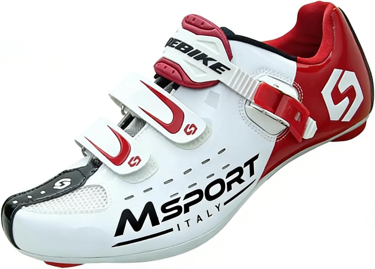 scarpe-ciclismo-offerte-111klg-1.jpg Scarpe Ciclismo per Bici da Strada Traspirante Scarpe Bici Spinning Uomo/Donna Bianco 38 EU : Amazon.it: Moda - immagine 1