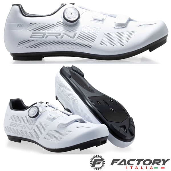 scarpe-ciclismo-strada-outlet-799vzy-1.jpg Scarpe ciclismo strada BRN RX Road bianche - immagine 1