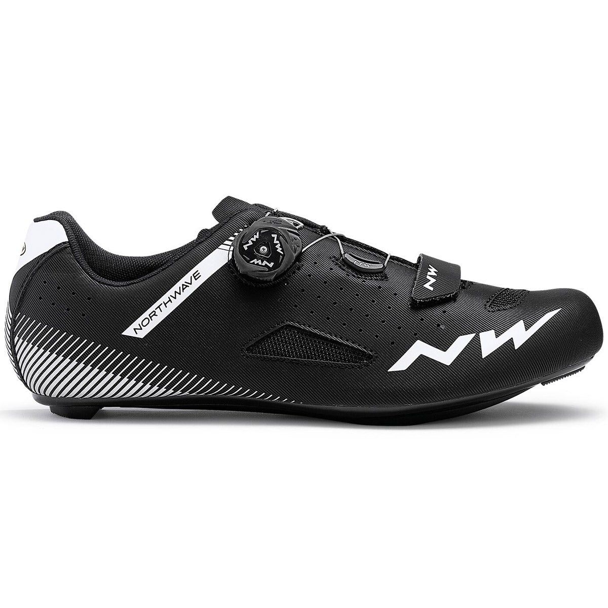 scarpe-northwave-strada-450hdz-1.jpg SCARPE STRADA NORTHWAVE CORE PLUS NERO MISURA 48 - immagine 1