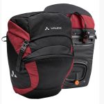 Vaude OnTour Front 32L Sacoches cyclotourisme sur porte bagages avant Rosso nero / 32 L