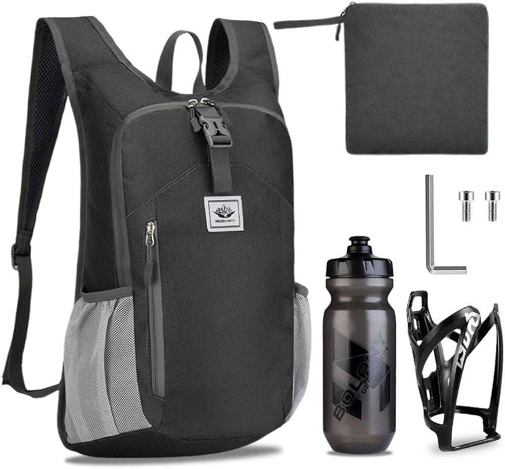 zaino-da-bici-403olw-1.jpg Zaino Da Ciclismo Ultraleggero 15L e Ortaborraccia Per Bicicletta Con Borraccia Da Bicicletta 610ml,Zaini Bici Ultraleggero Per Uomo e Donna Attrezzatura Da Ciclismo All'Aperto Nerom : Amazon.it: Sport e tempo libero - immagine 1